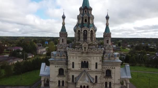 Kathedrale Des Erlösers Des Bildes Das Nicht Von Den Händen — Stockvideo