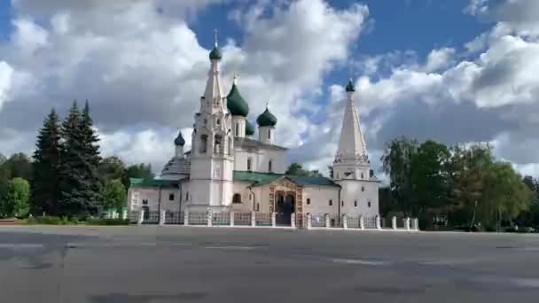 Elijah Próféta Temploma Jaroszlavl — Stock videók
