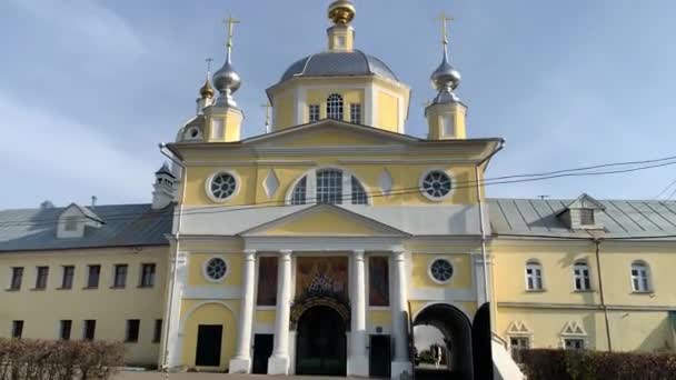 Nikolo Shartomsky Manastırı Ivanovo Bölgesi — Stok video