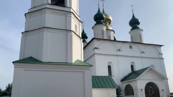 Nikolo Shartomsky Manastırı Ivanovo Bölgesi — Stok video