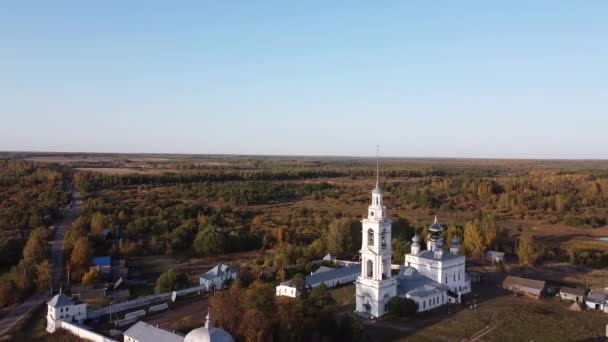 Monasterio Nikolo Tikhonov Ivanovo Región — Vídeo de stock