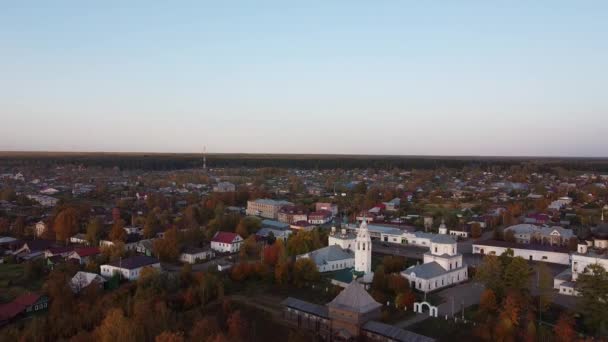 Lukh City Ivanovo Region City Center — Vídeo de stock