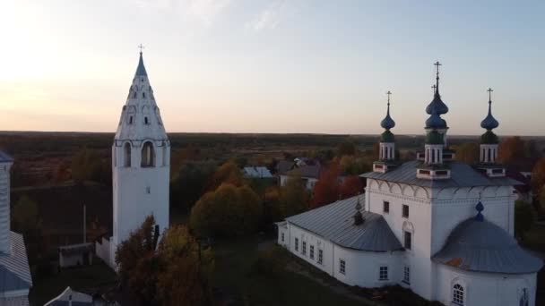 Лух Город Ивановская Область Центр Города — стоковое видео