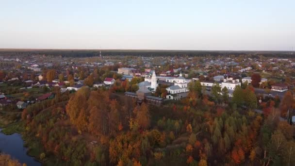 Lukh City Ivanovo Region City Center — Vídeo de stock