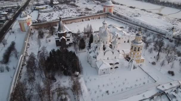 Спасо Прилуцкий Дмитриевский Монастырь — стоковое видео