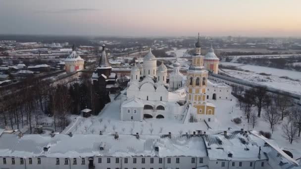 Spaso Prilutsky Dmitriev Manastırı Vologda — Stok video