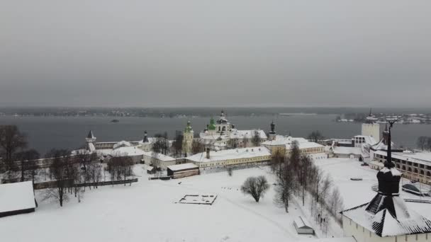 Kirillo Belozersky Manastırı Vologda Bölgesi — Stok video