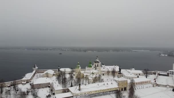 Kirillo Belozersky Manastırı Vologda Bölgesi — Stok video