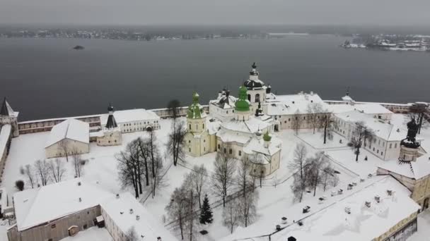 Kirillo Belozersky Monastery Vologda Region — стокове відео