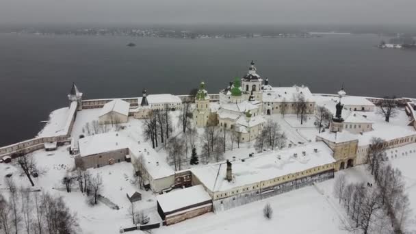 Kirillo Beloserski Kloster Gebiet Wologda — Stockvideo