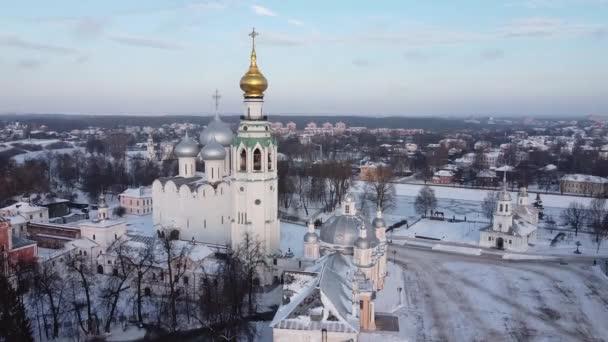 Vologda Kremlin Şehri Vologda — Stok video