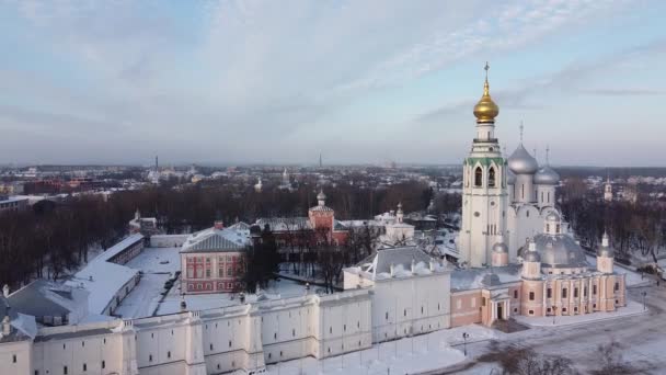 Vologda Kremlin Město Vologda — Stock video