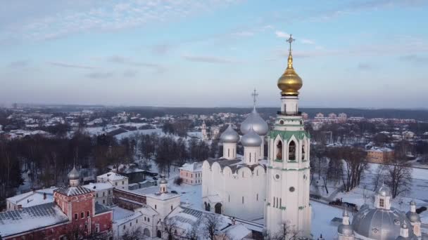 Kreml Stadt Wologda — Stockvideo