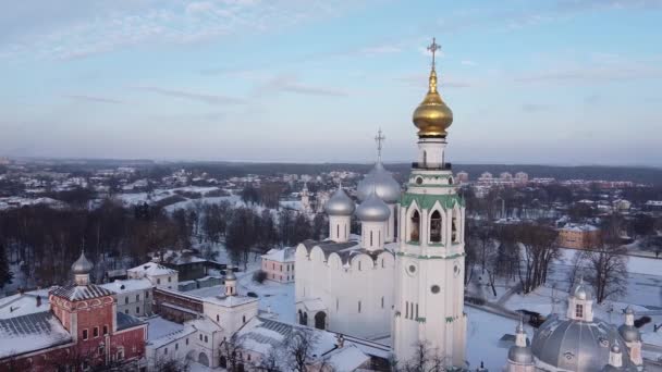 Vologda Kremlin Şehri Vologda — Stok video