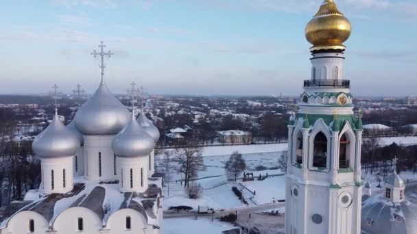 Vologda Kremlin Şehri Vologda — Stok video