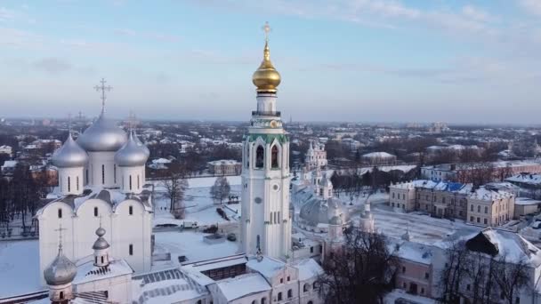 Vologda Kreml Stad Vologda — Stockvideo