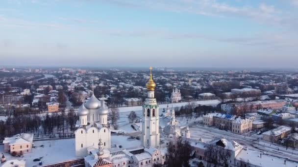 Vologda Kremlin Stad Vologda — Stockvideo