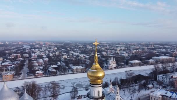 Vologda Kremlin Stad Vologda — Stockvideo