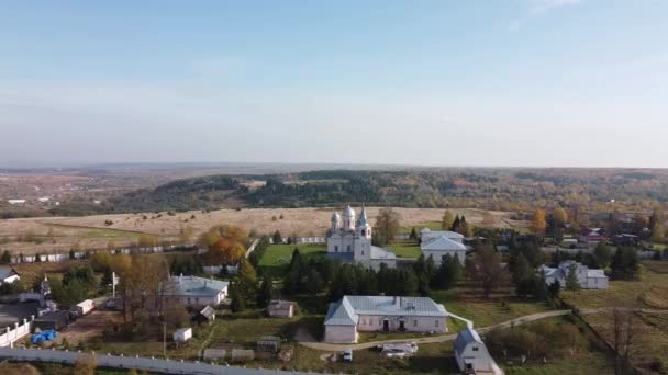 Monasterio Dormición Paisievo Galich Región Kostorma — Vídeos de Stock