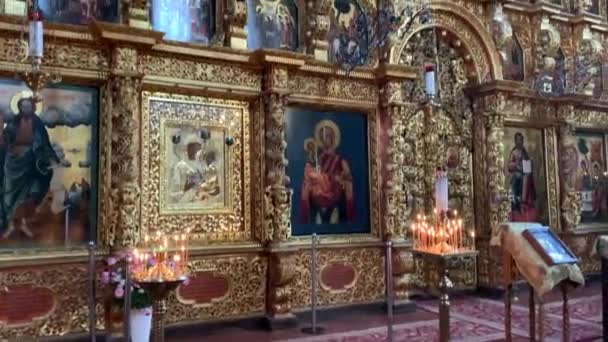 Ipatiev Kloster Kostroma Stad — Stockvideo