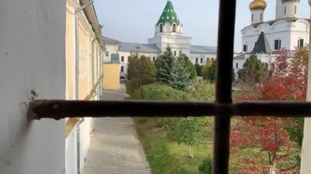 Ipatiev Kloster Kostroma Stad — Stockvideo