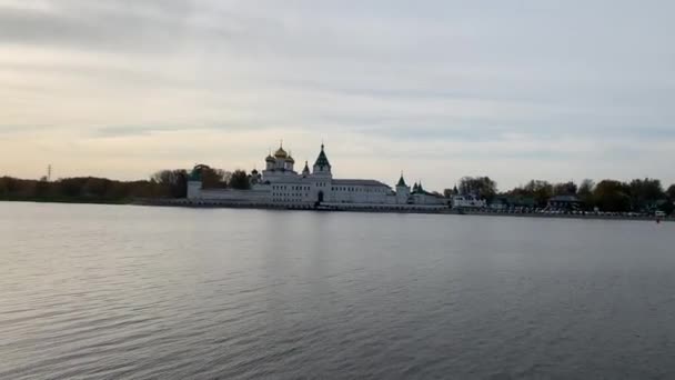Klooster Ipatiev Kostroma Stad — Stockvideo