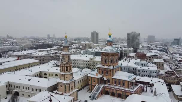 Peter Och Paul Cathedral Staden Kazan — Stockvideo
