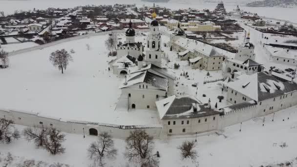 Assunzione Cattedrale Della Santa Vergine Svijazsk Repubblica Del Tatarstan — Video Stock