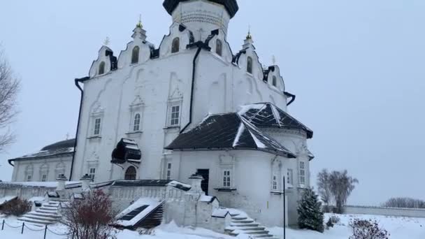 Asunción Catedral Santísima Virgen Sviyazhsk República Tartaristán — Vídeo de stock