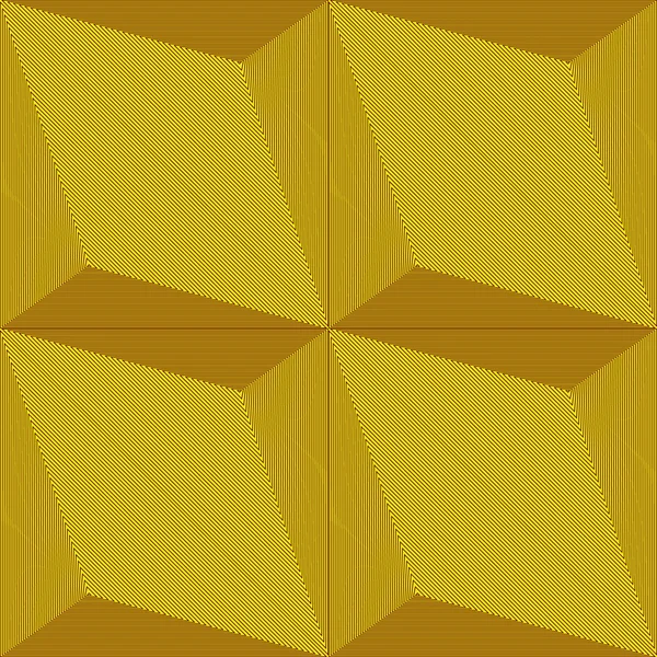 Бесшовный геометрический узор с эффектом 3D — стоковый вектор
