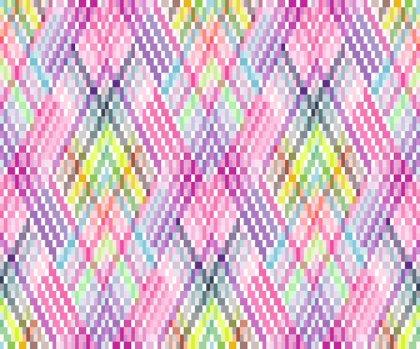 Patrón geométrico sin costuras en el estilo boho. Motivo africano, abstracto . — Vector de stock