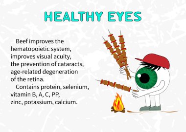 Sığır eti görme için faydaları hakkında bilgi: