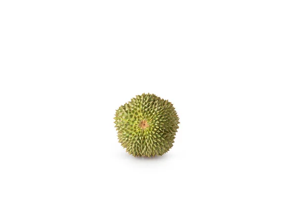 クリッピングパスを持つ白い背景に隔離されたドリアン 果物の王 — ストック写真