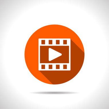 video film vektör simgesi