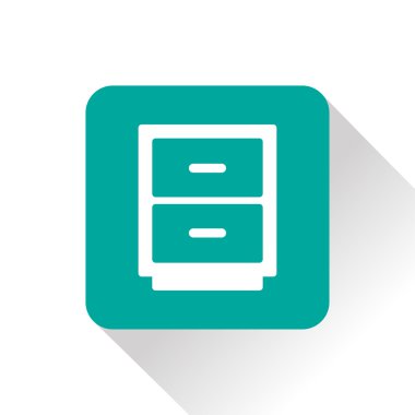 Office çekmece vektör simgesi