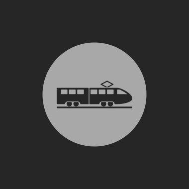hızlı tren vektör simgesi