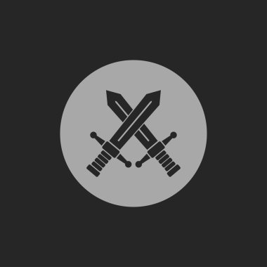 kılıç vektör simge geçti