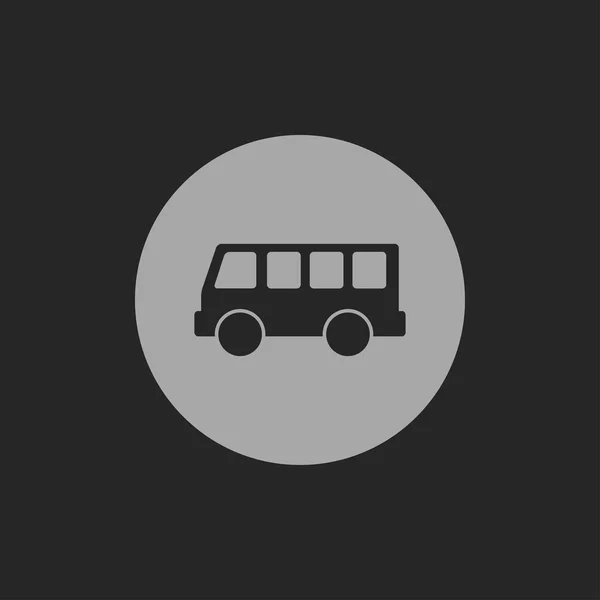Parada de autobús icono vector — Archivo Imágenes Vectoriales