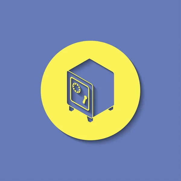 Safe isometric 3d icon — Stock Vector