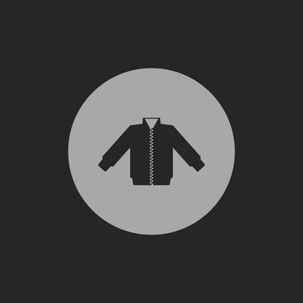 Casual jacket vector icon — Stock Vector