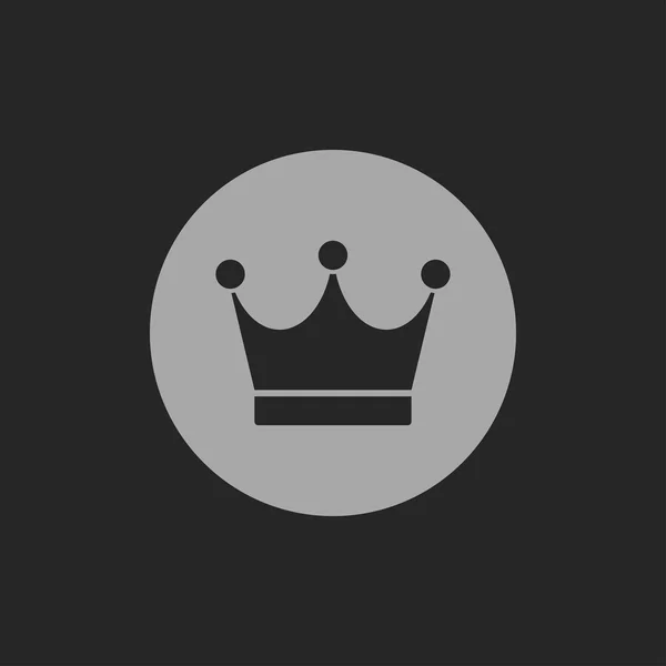 King crown vektor icon — Stock vektor