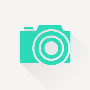 Fotoğraf kamerası vektör simgesi