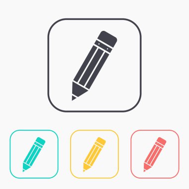 renk Icon set kalem 