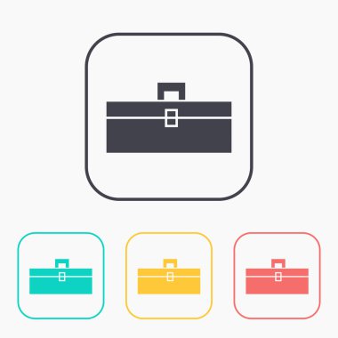 Araç kutusunun renk simge seti 