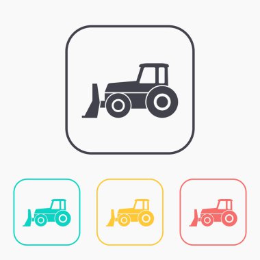 Paletler-Düzleme paleti renk simge seti 