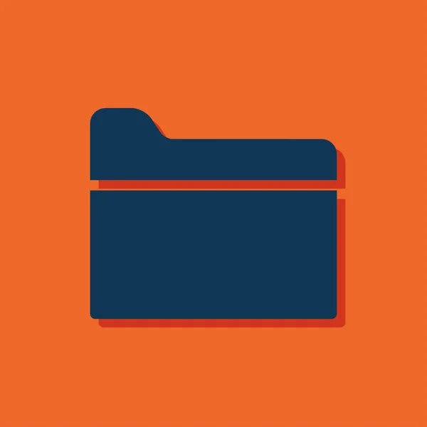 Office folder vector icon — Stock Vector