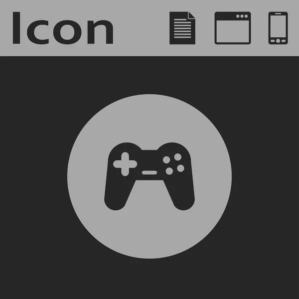 Jeu joystick vecteur icône — Image vectorielle