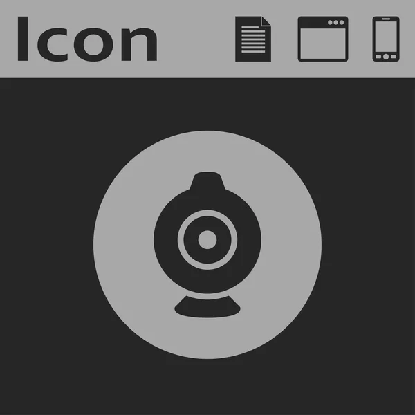 Web camera vector icon — Stock Vector
