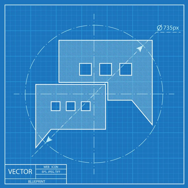Icono plano del diálogo de voz de burbuja — Archivo Imágenes Vectoriales