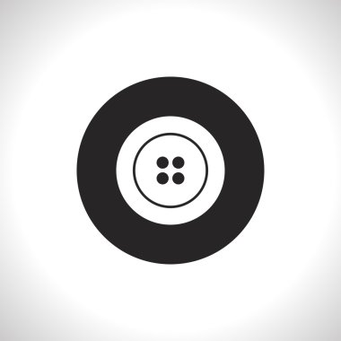 Dikiş düğmesi vektör simgesi